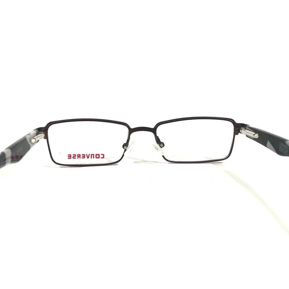 Converse Kids Eyeglasses Frames K012 BROWN Rectangular Full Rim 47-16-125